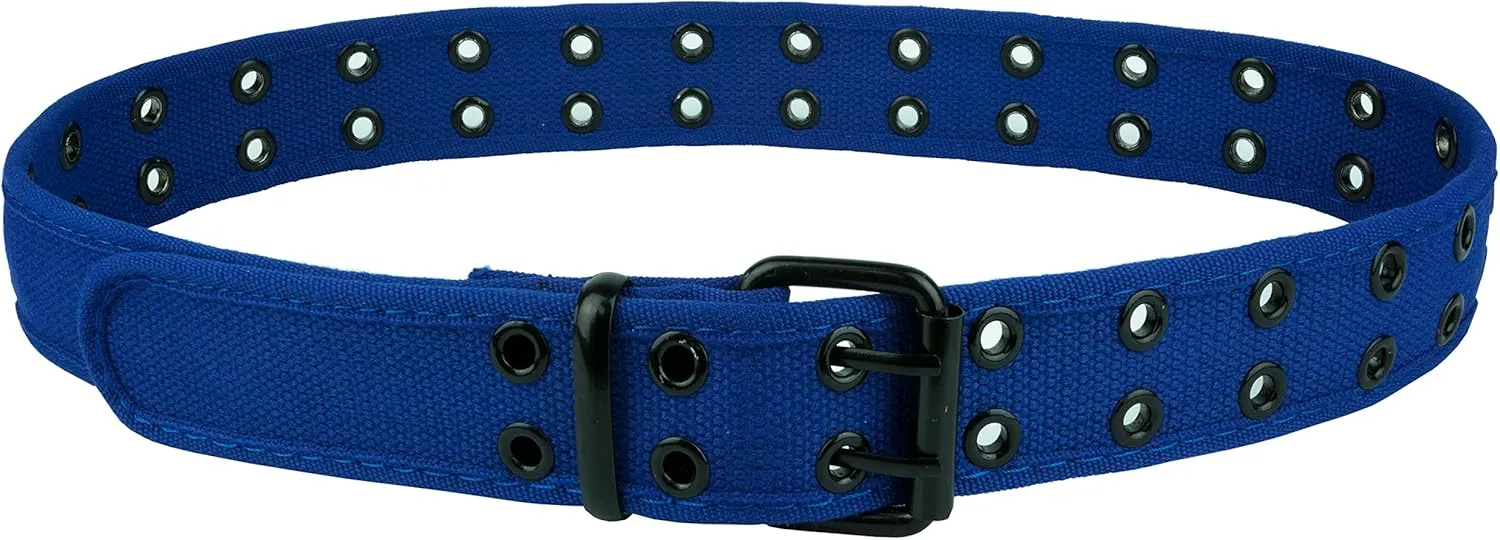 Gelante Canvas Double Grommet Hole Belt 12 Colors