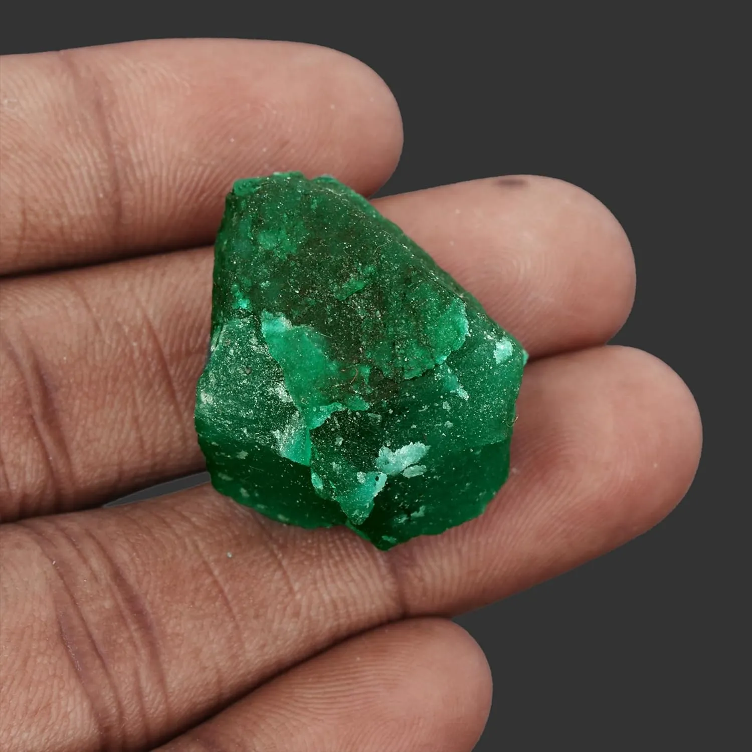 GEMHUB Loose Gemstones For Jewelry Making 10-980 Carat Raw Rough Green Emerald Natural Gemstone | Crystal And Healing Stones