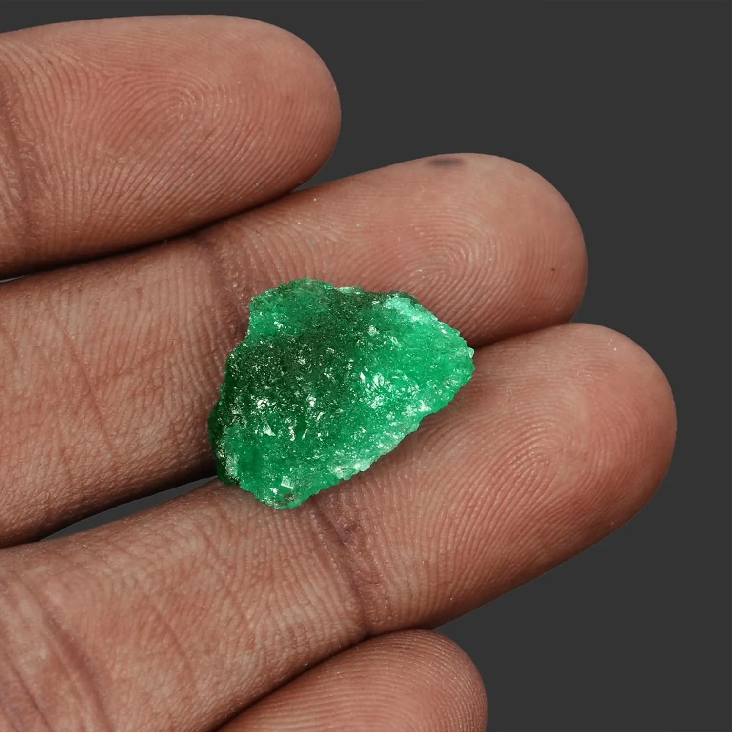 GEMHUB Loose Gemstones For Jewelry Making 10-980 Carat Raw Rough Green Emerald Natural Gemstone | Crystal And Healing Stones