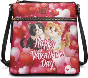 GIFTPUZZ Leather Shoulder Bag Work Totes for Women Purse Handbag with Back Zipper Pocket Large Crossbody Bag