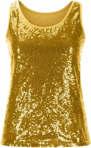 Glitter Camisole for Women Sparkly Sequin Tank Top Sleeveless Sparkle Shimmer Vest Shirts Shimmer Rave Party Vest Tops