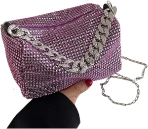 Glitter Rhinestone Evening Bag Shining Evening Clutches Handbag Party Purses For Wedding Party Prom