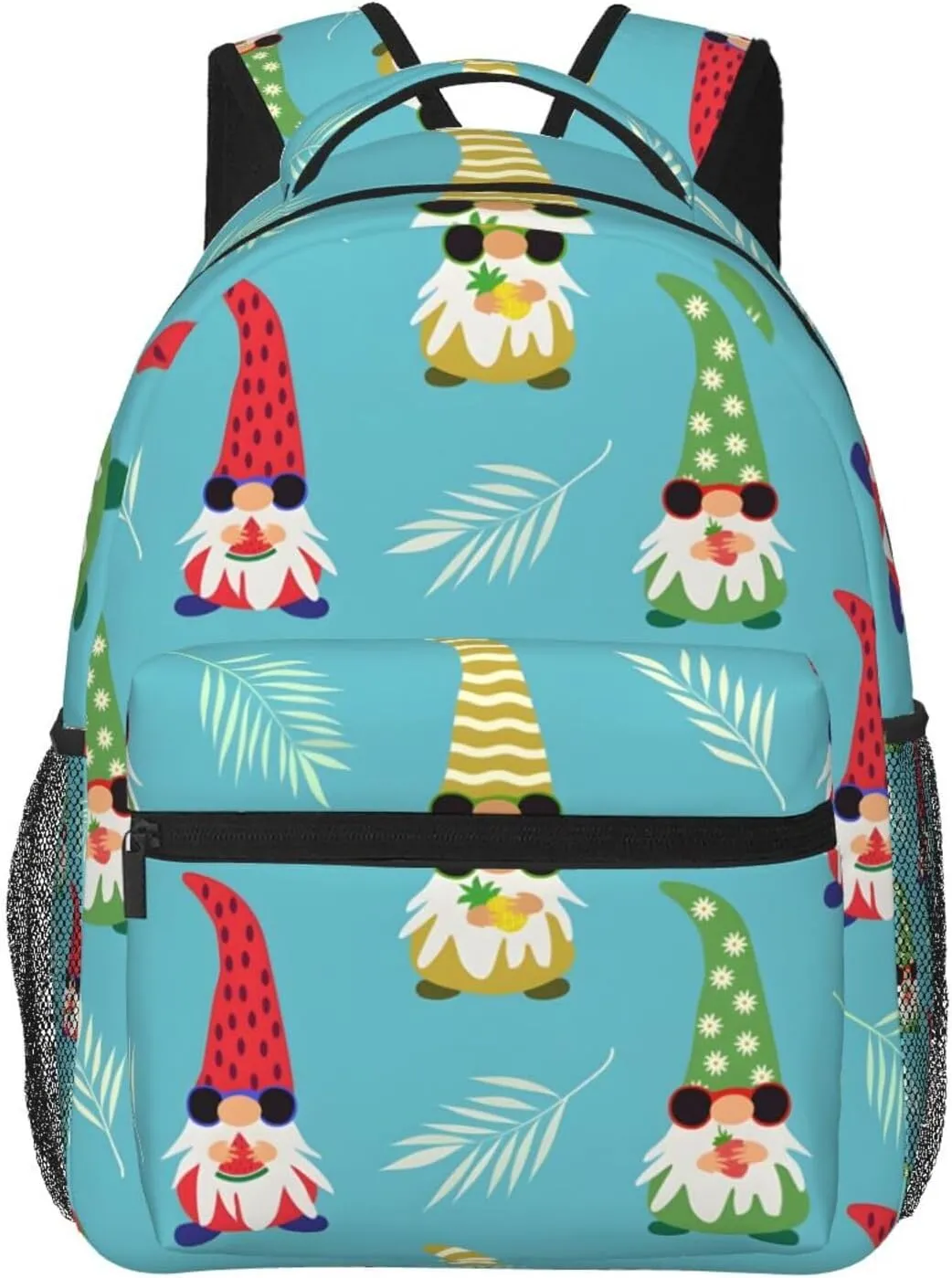 Gnomes Travel Laptop Backpack Women Lightweight Backpack Adjustable College Backpack Fits 15.6 Inch Laptop Waterproof Travel Backpack for Men, Travel, Work