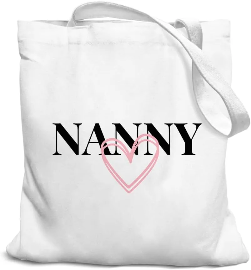 Grandma Gifts Canvas Tote Bag, Grandma Bag, Best Grandma Gifts, Grandma Christmas Birthday Gifts, Girls Tote Bag