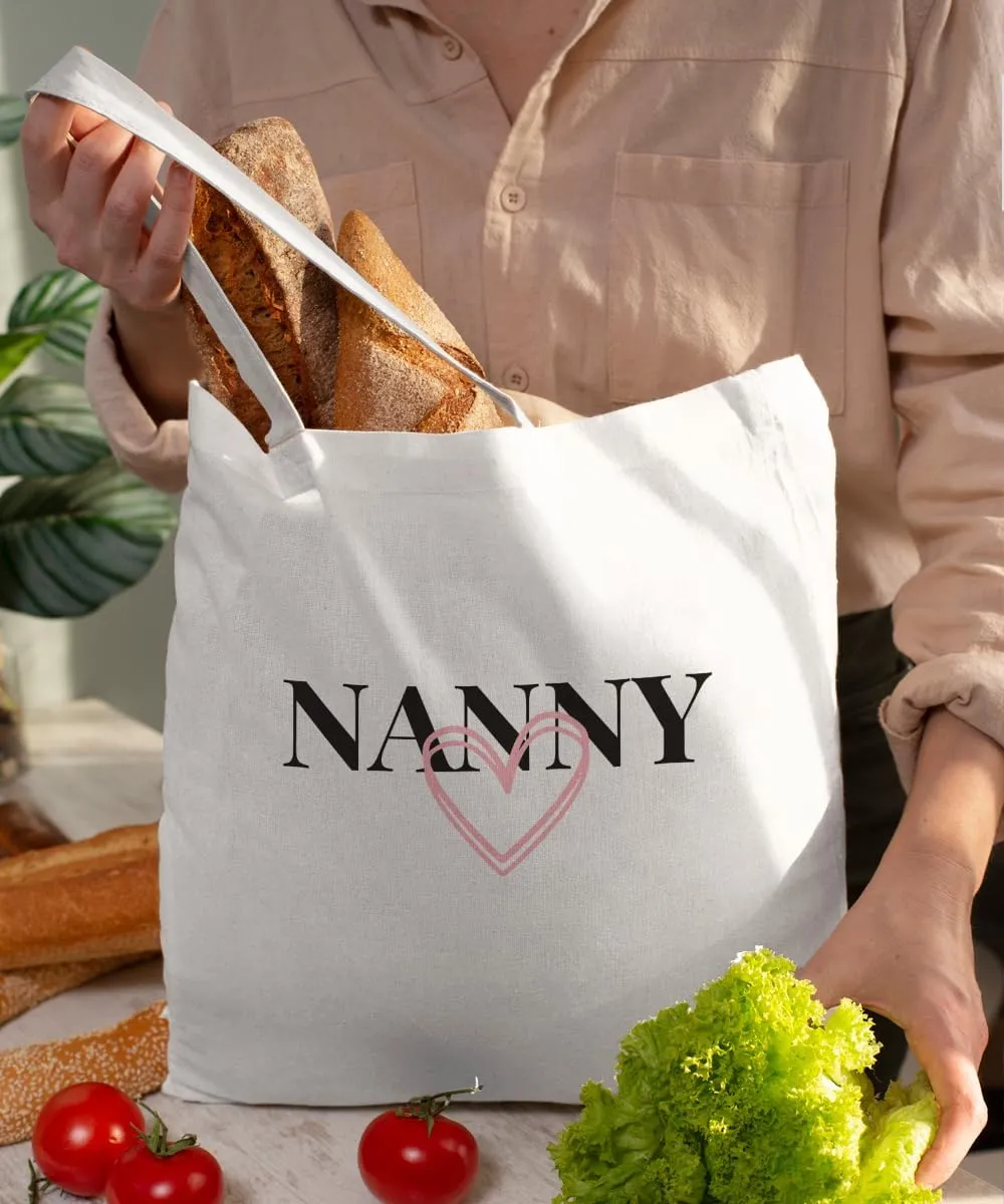 Grandma Gifts Canvas Tote Bag, Grandma Bag, Best Grandma Gifts, Grandma Christmas Birthday Gifts, Girls Tote Bag
