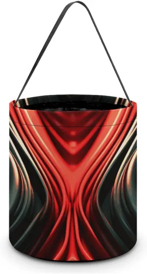 Halloween Tote Candy Bag Red Line Candy Basket Candy Bucket Halloween Party Favors for Kids