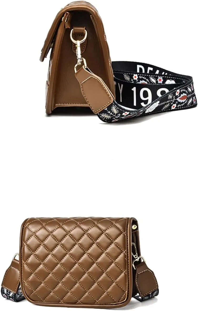 Hanbella Small Crossbody Bags for Women and Girls, Cute PU Leather Purses and Handbags for Teens, Women's Wristlet Clutch