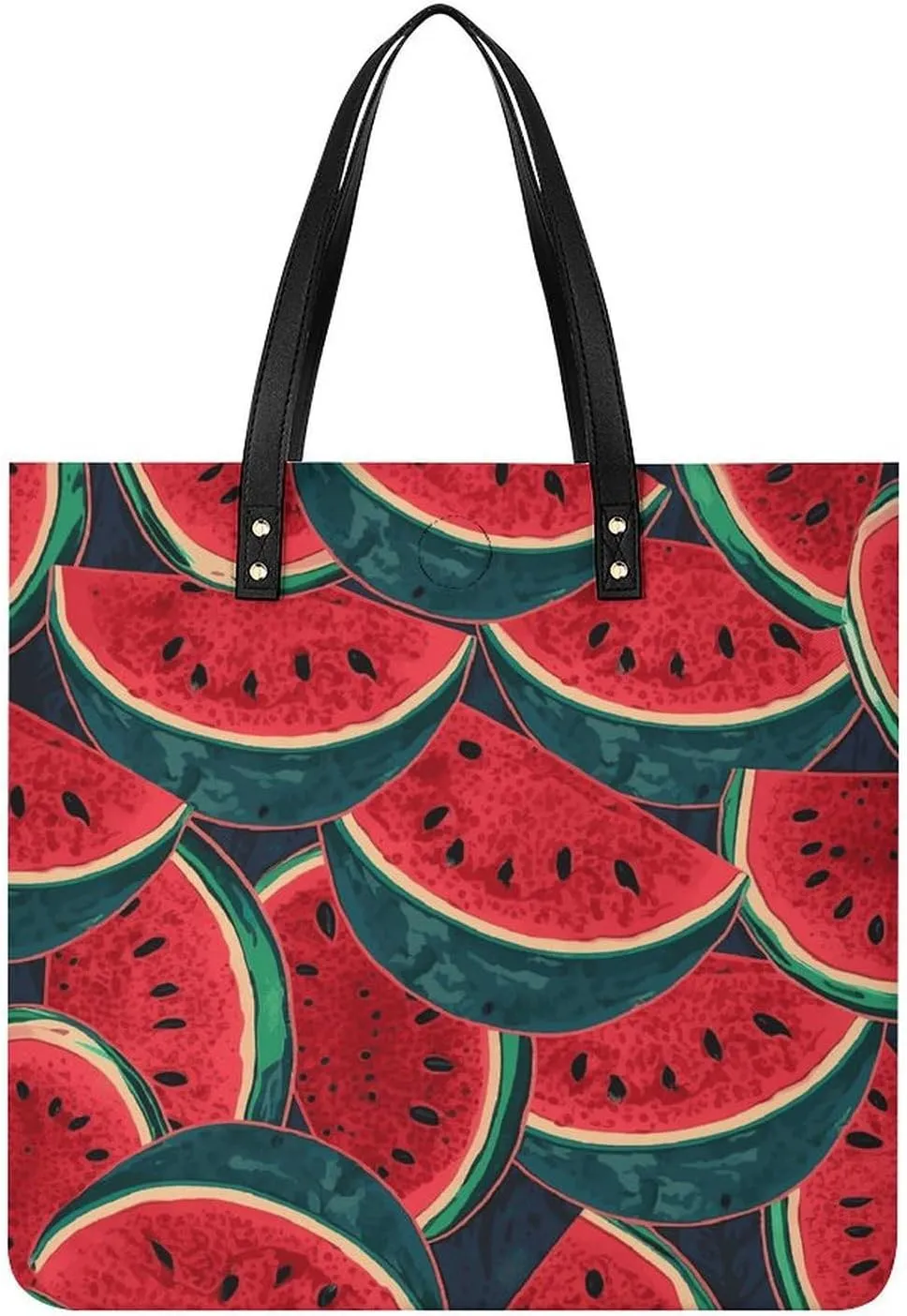 Handbags for WomenRed WatermelonTrendy Vegan Leather Hobo Handbags,Women's Soft Bucket Bag For Women - Ladies Handbags For Work, Travel, Casual Use,Birthday Gifts