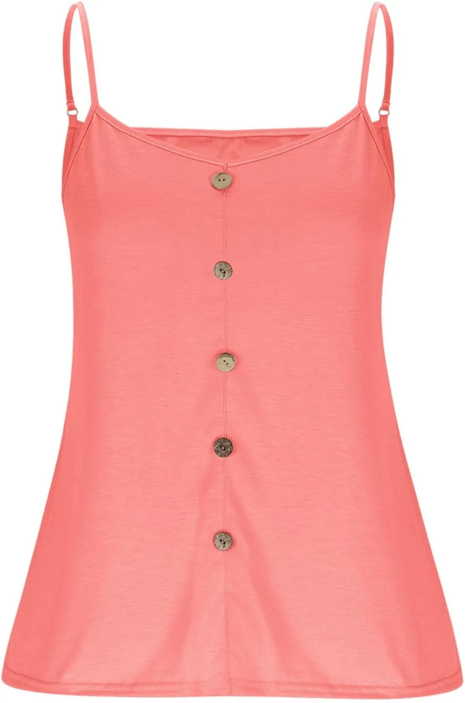 HJuyYuah Plus Size Camisole Tunic Tops for Women Summer Womens Tank Top Loose Fit Sexy Spaghetti Camis Vacation Outfits 2025