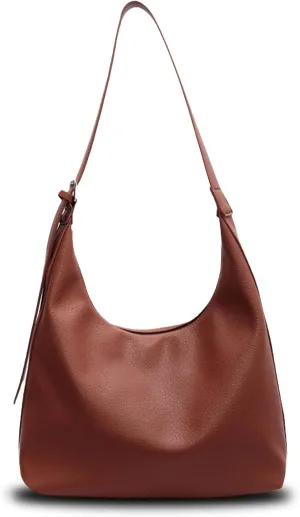 Hobo Bags for Women Soft PU Leather Shoulder Handbag Adjustable Strap Large Shoulder Purses and Handbags