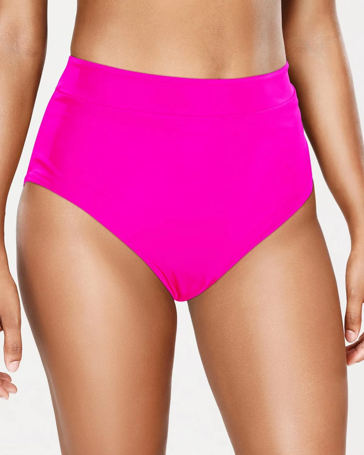 Holipick Women Bathing Suit Bottoms - High Waisted Bikini Bottoms Full Coverage Tummy Control Swim Bottom
