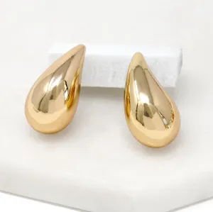 Hollow Bold Teardrop Earrings