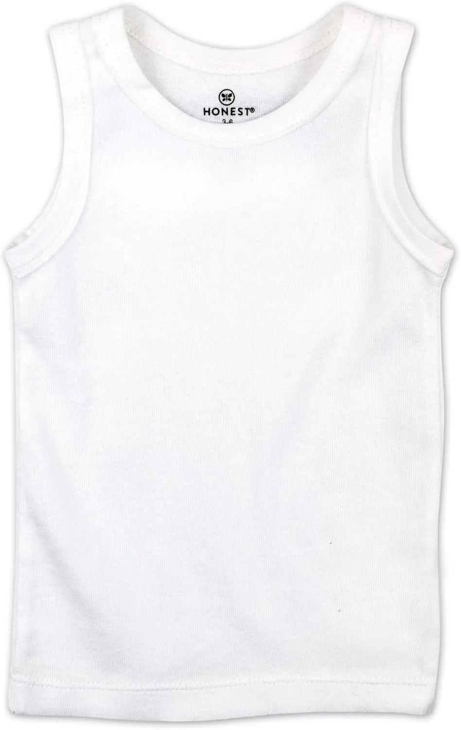 HonestBaby Infant and Toddler 100% Organic Cotton Sleeveless Muscle T-Shirts, Multipack