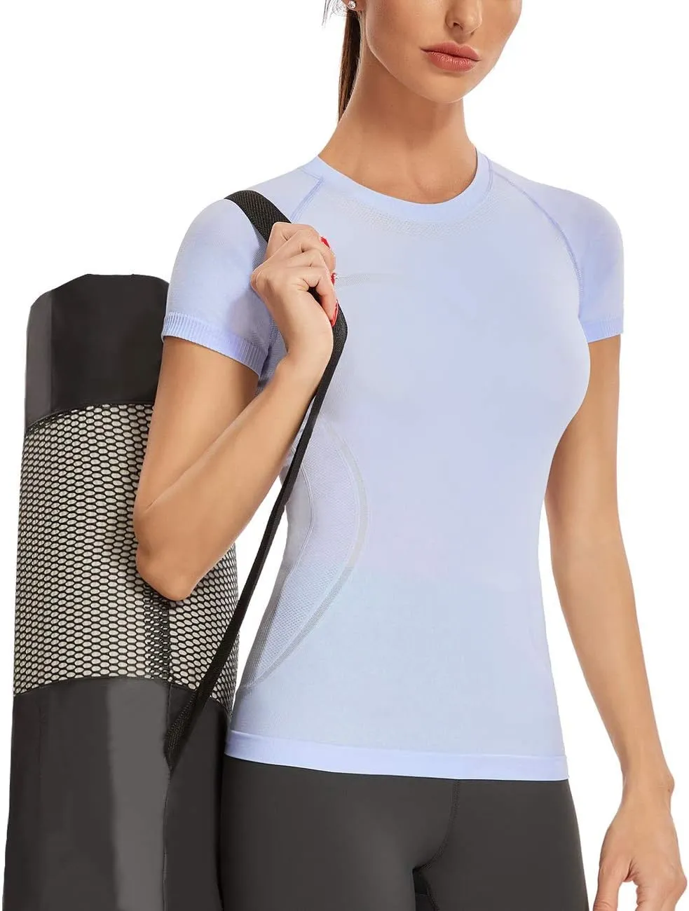 Hopgo Women's Short Sleeve T-Shirts Tops