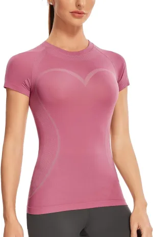Hopgo Women's Short Sleeve T-Shirts Tops