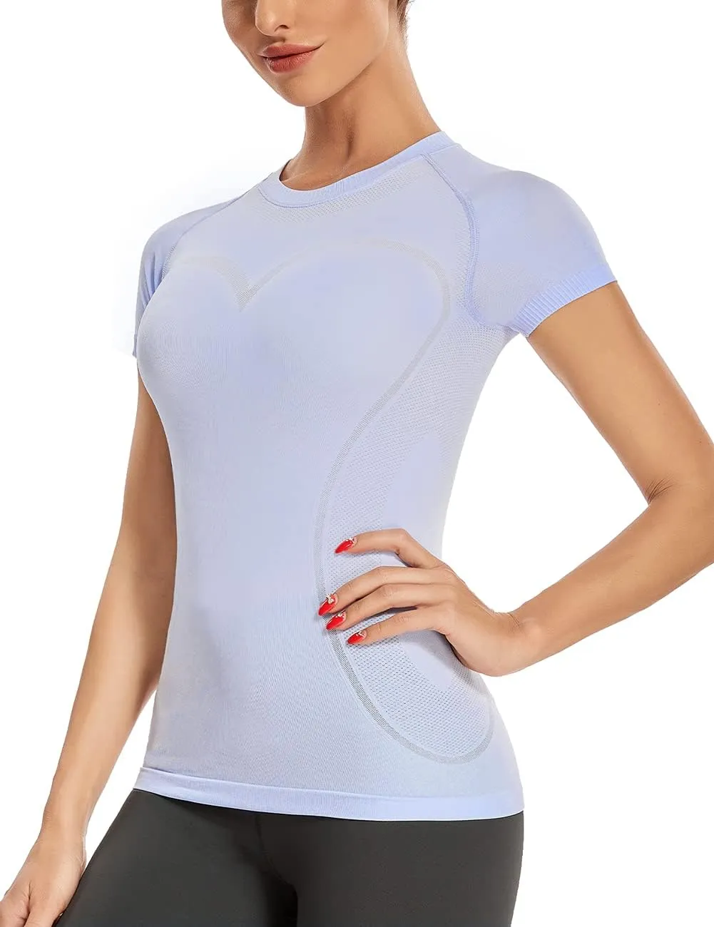 Hopgo Women's Short Sleeve T-Shirts Tops