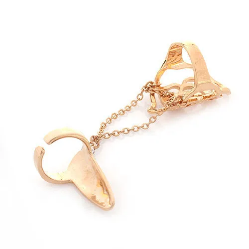 Hot Sell Beautiful Elegant Sparkling Alloy Nail Rings For Women and girls