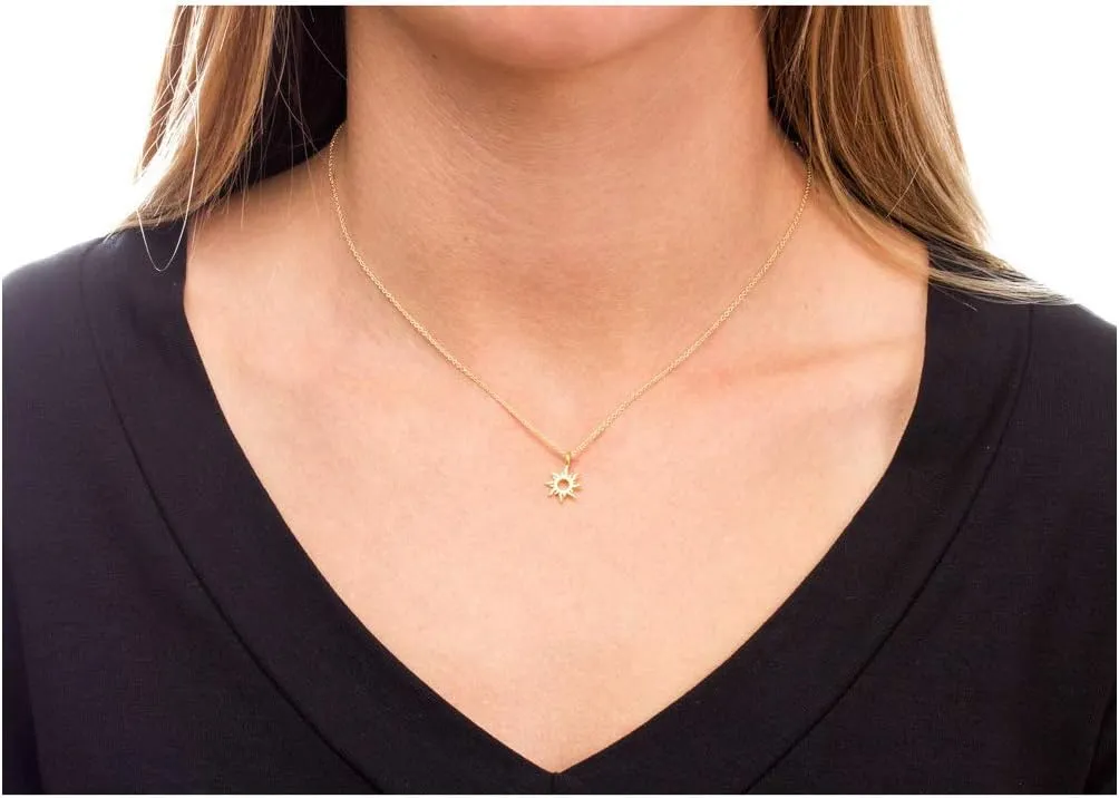 Hundred River Friendship Anchor Compass Necklace Good Luck Elephant Pendant Chain Necklace with Message Card