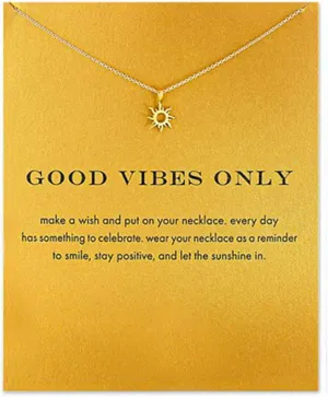 Hundred River Friendship Anchor Compass Necklace Good Luck Elephant Pendant Chain Necklace with Message Card