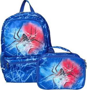 JIANYA Backpack for Boys, Kids Backpacks for School with Lunch Box, Blue
