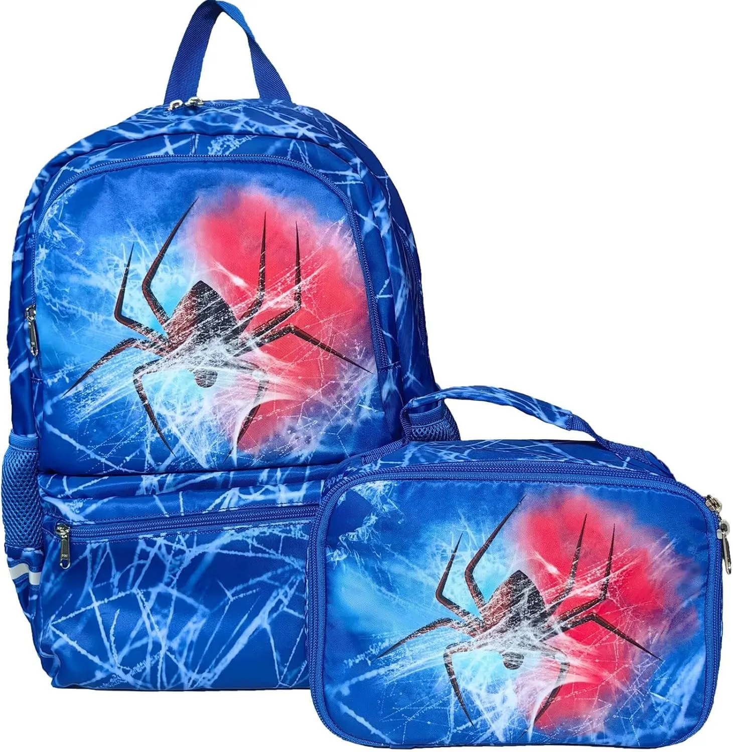 JIANYA Backpack for Boys, Kids Backpacks for School with Lunch Box, Blue