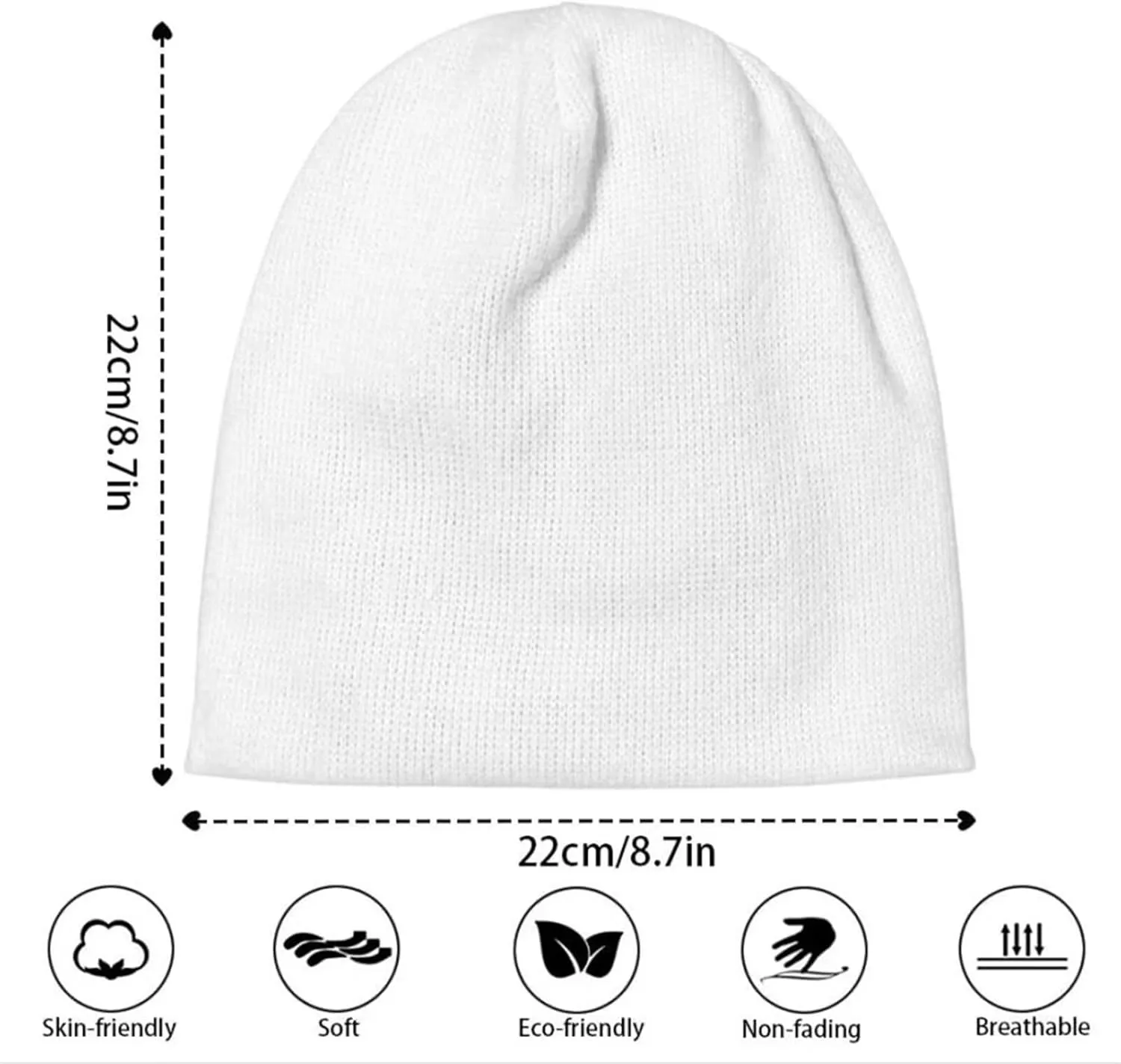 Kids Baby Toddler Thick Knit Childrens Double Layer Winter Hat Running Beanies Skull Cap