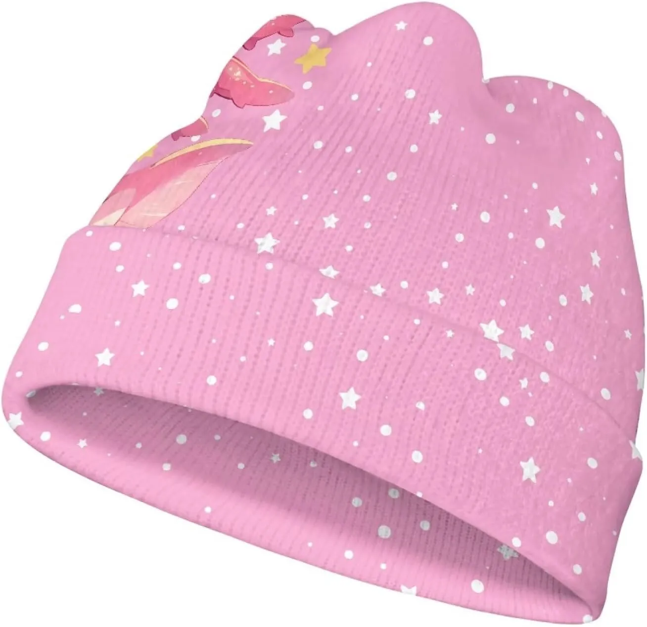 Kids Baby Toddler Thick Knit Childrens Double Layer Winter Hat Running Beanies Skull Cap