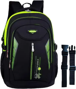 Kids Backpack,Boys Bookbag for Elementary Middle School,Color Blocking Student Bag,Sturdy Travel Daypack