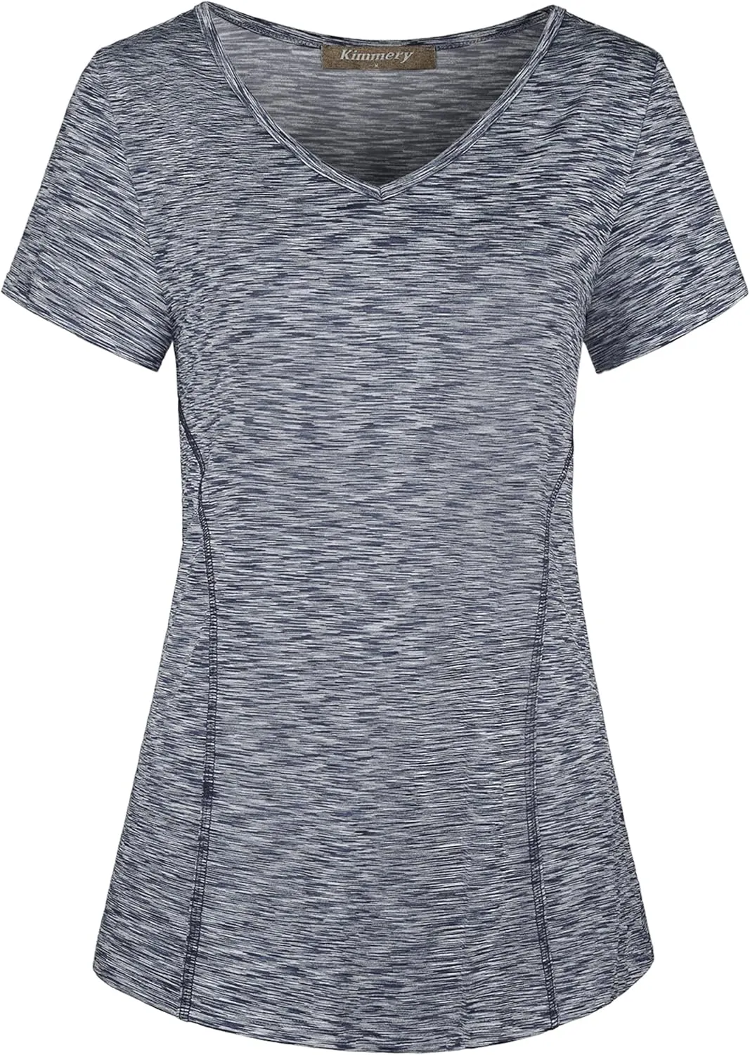 Kimmery V Neck T Shirts for Women Short Sleeve Workout Yoga Tops for Women