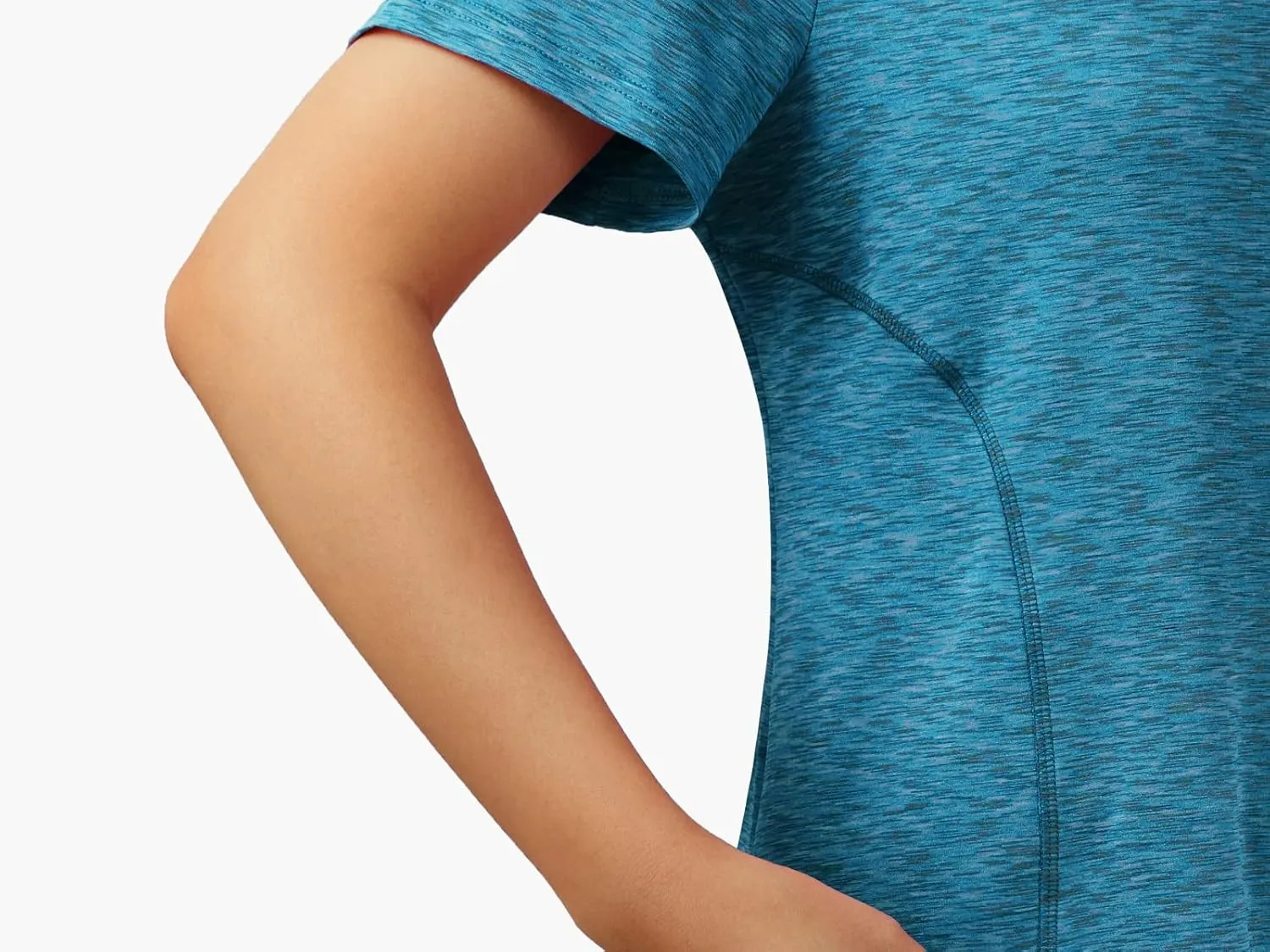 Kimmery V Neck T Shirts for Women Short Sleeve Workout Yoga Tops for Women