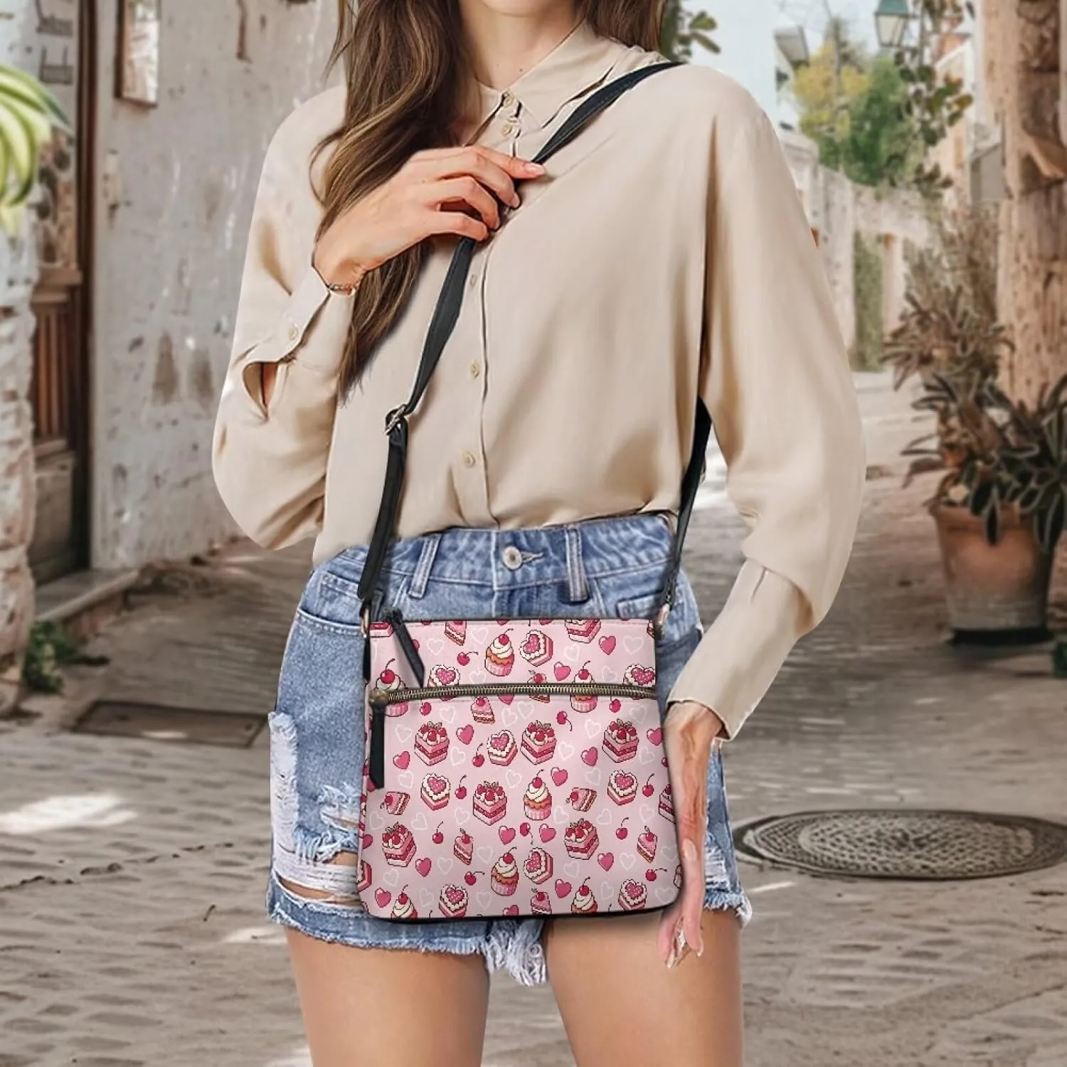 Leather Satchel Bags for Women Crossbody Womens Large Crossbody Bags Ladies Satchel Shoulder Handbags