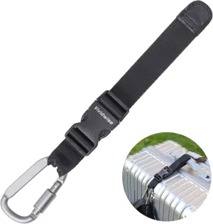 Luggage Straps, Add a Bag Luggage Strap Jacket Gripper, Luggage Straps Carry-on Baggage Suitcase Straps Belts Travel Accessories (Black, Hook x 1)