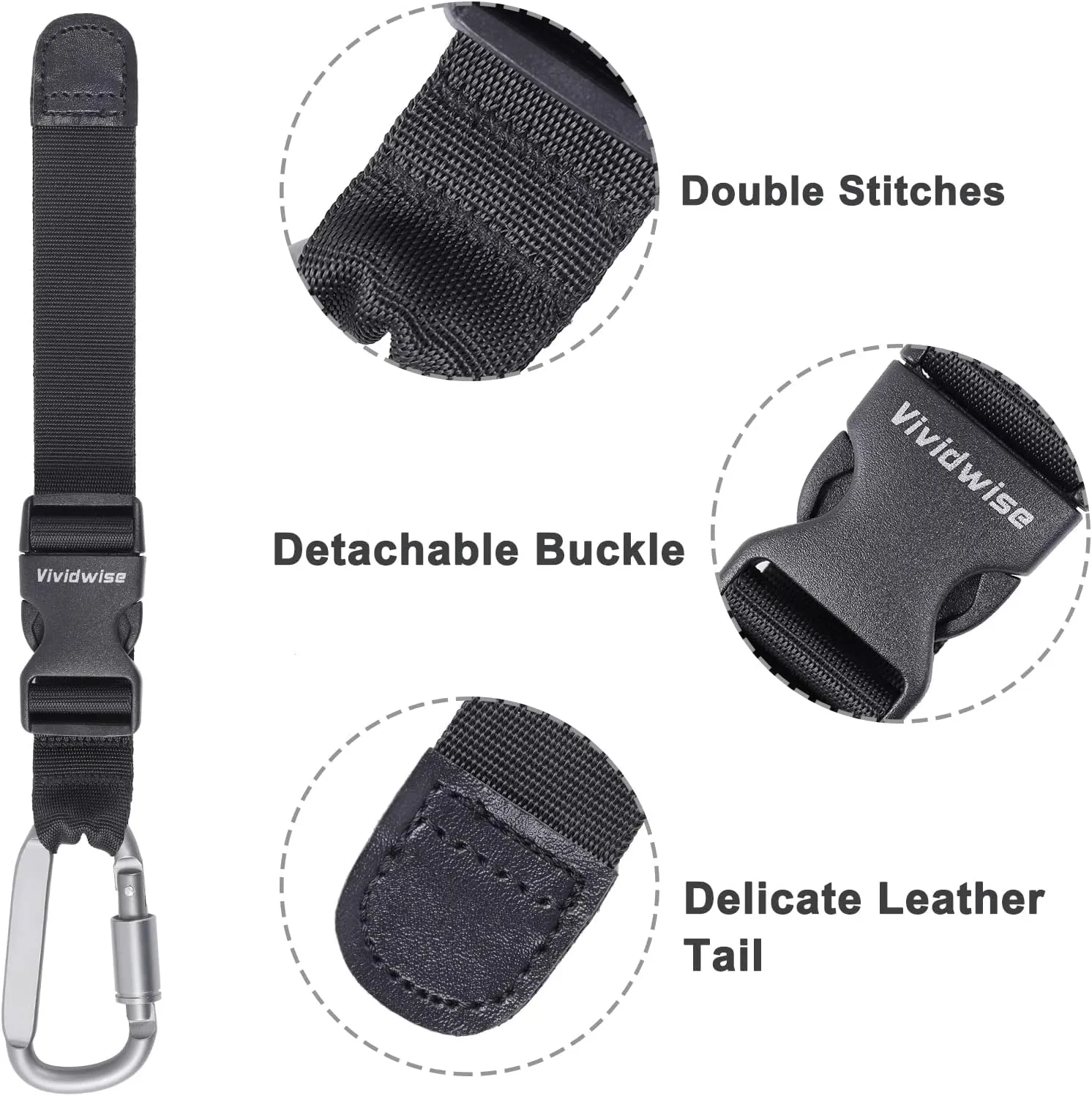 Luggage Straps, Add a Bag Luggage Strap Jacket Gripper, Luggage Straps Carry-on Baggage Suitcase Straps Belts Travel Accessories (Black, Hook x 1)