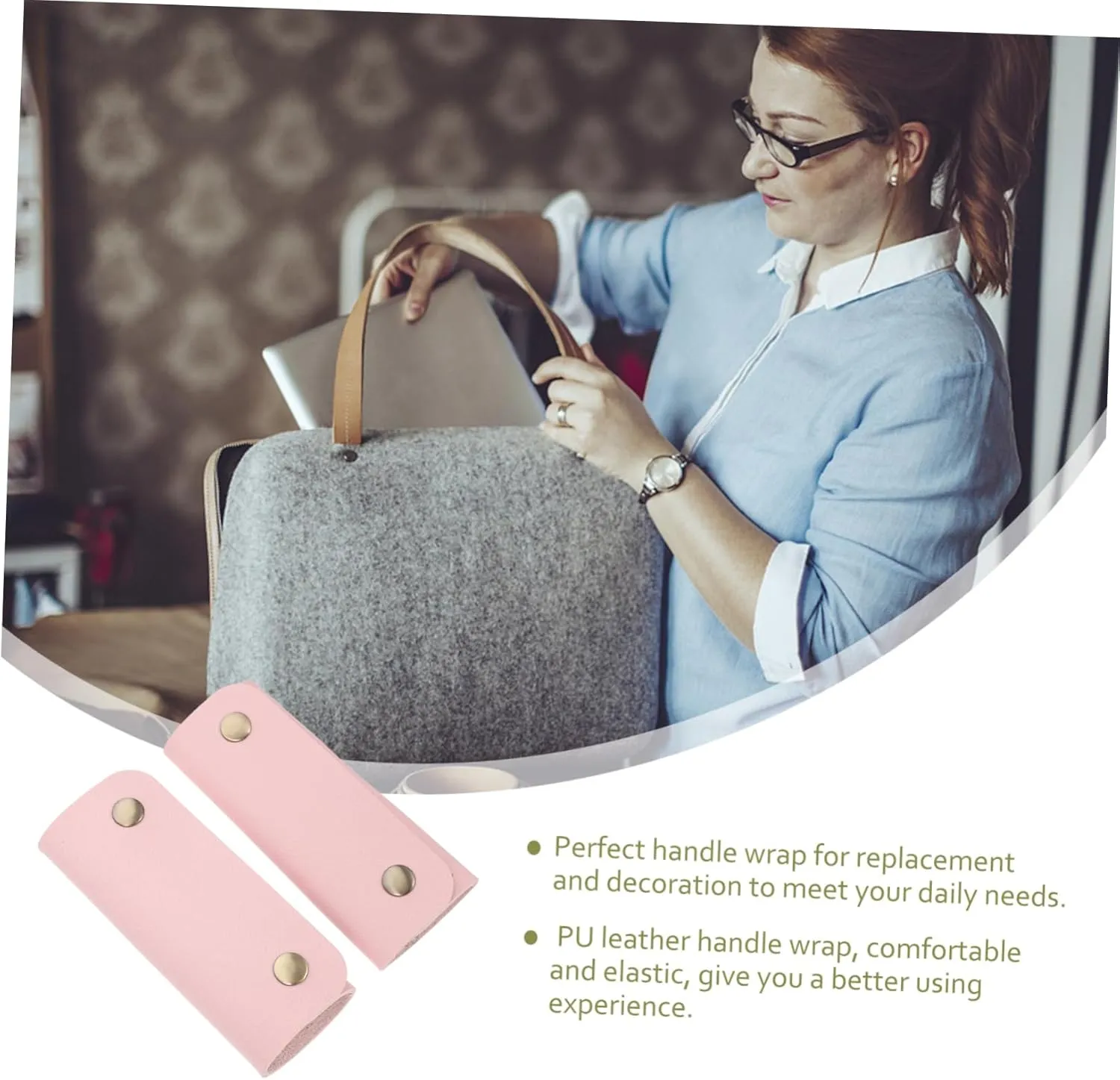 Luggage Suitcase Covers Bag Handle Wrap Wallet Handle Protector Purse Saddle Bag Decoration