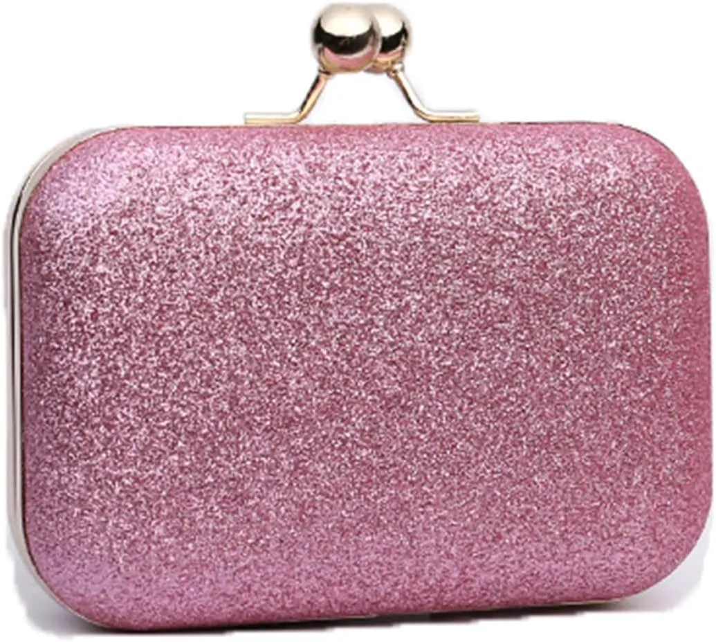 meilun Women's Clutch Evening Bags Sparkly Glitter Party Clutches Wedding Purses with Frosted Cocktail Prom Handbags