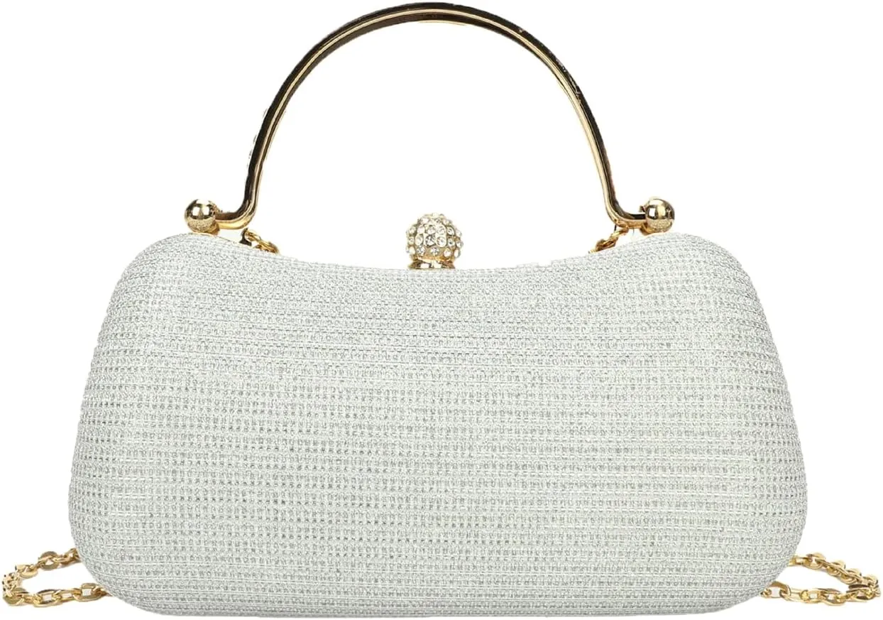 meilun Women's Rhinestone Clutch Evening Bags Sparkly Glitter Party Clutches Wedding Purses Cocktail Prom Satchel Handbags