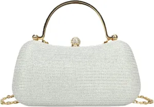 meilun Women's Rhinestone Clutch Evening Bags Sparkly Glitter Party Clutches Wedding Purses Cocktail Prom Satchel Handbags