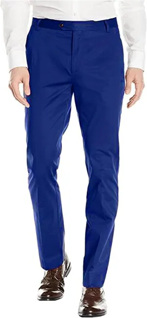 Men's Separated Suit Pants Regular Fit Flat Front Dress Pants for Men for Groom Wedding Prom