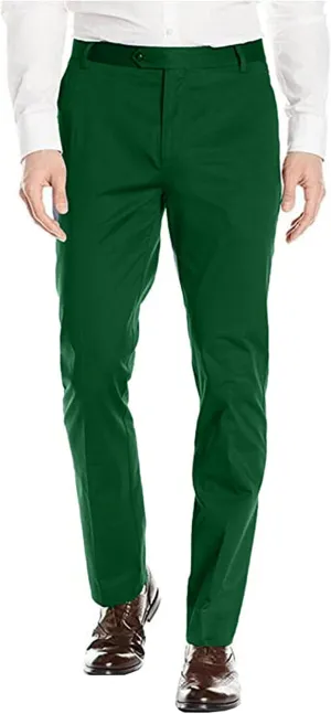 Men's Separated Suit Pants Regular Fit Flat Front Dress Pants for Men for Groom Wedding Prom