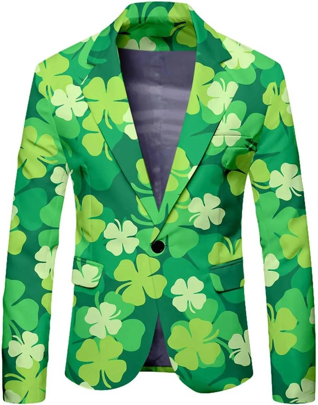 Men's Valentine's Day Slim Fit Suit 2 Piece One Button Jackets Pants Funny Printed Tuxedo Suits Sets