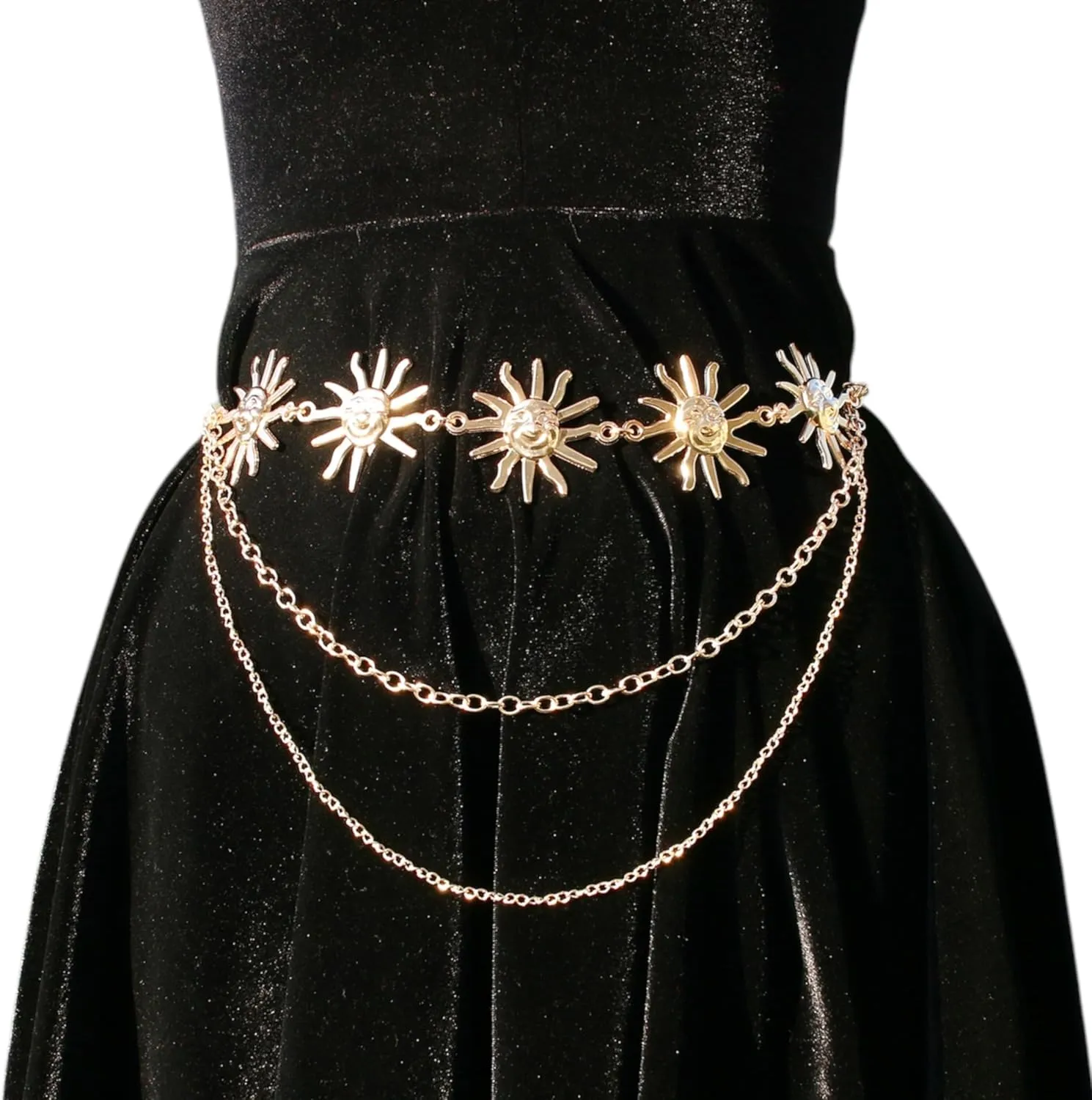 Millennials In Motion Designer Chain Waist Belt
