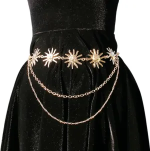 Millennials In Motion Designer Chain Waist Belt