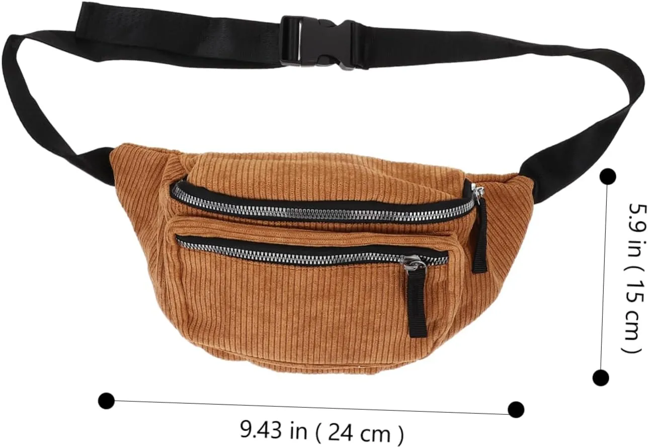 Mini Crossbody Bags for Women Belt Bag for Women Waist Pouch Chest Pack Hands-free for Travel Outdoor