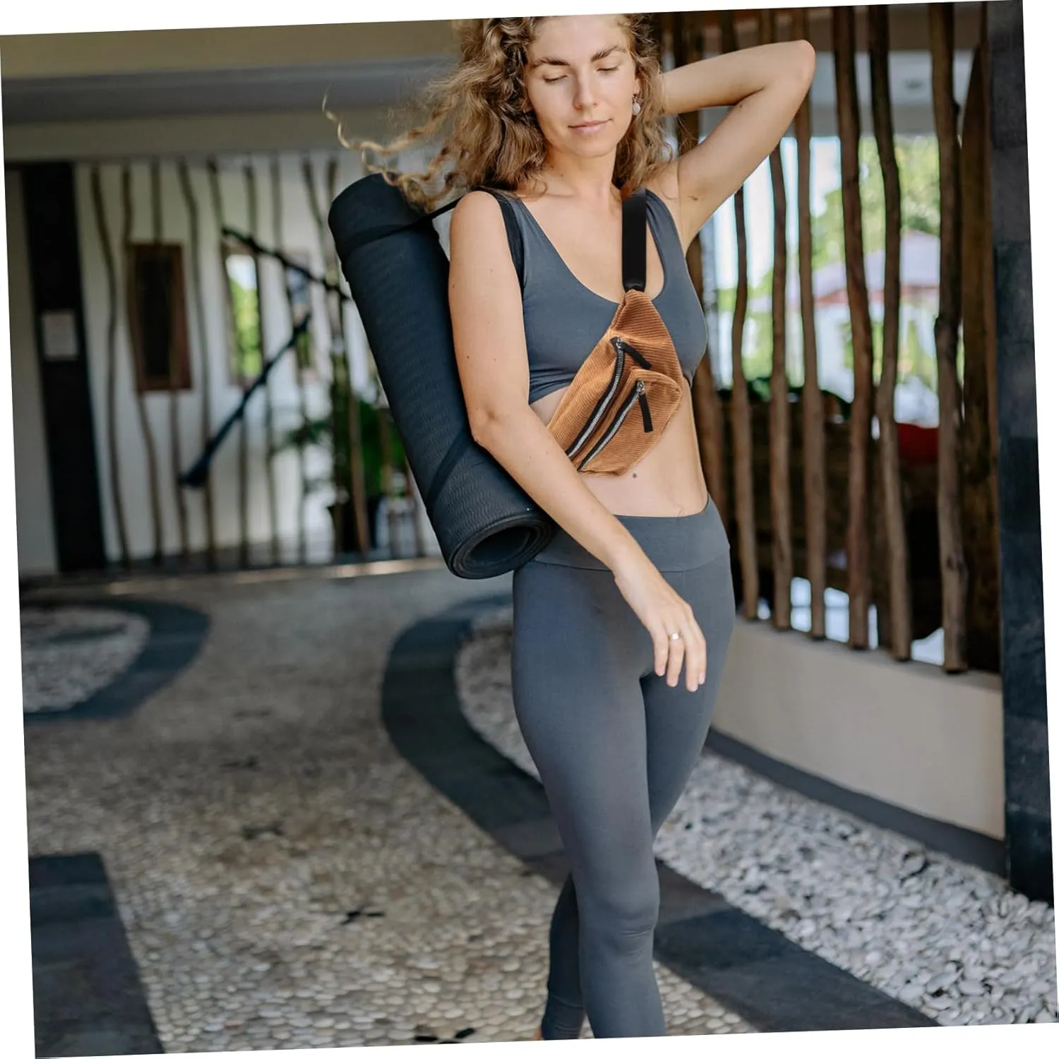 Mini Crossbody Bags for Women Belt Bag for Women Waist Pouch Chest Pack Hands-free for Travel Outdoor