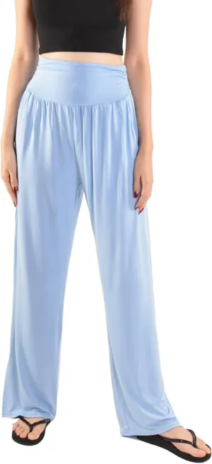 Orient Trail Women's Wide Leg Yoga Pants High Waist Casual Slit Leg Lounge Sweatpants with Pockets Oversized Plus Sizes