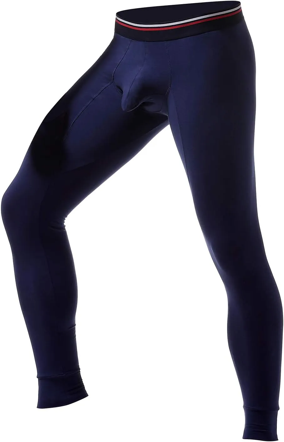Ouruikia Men's Thermal Underwear Pants Thermal Bottoms Long Johns Bottoms with Separate Pouch