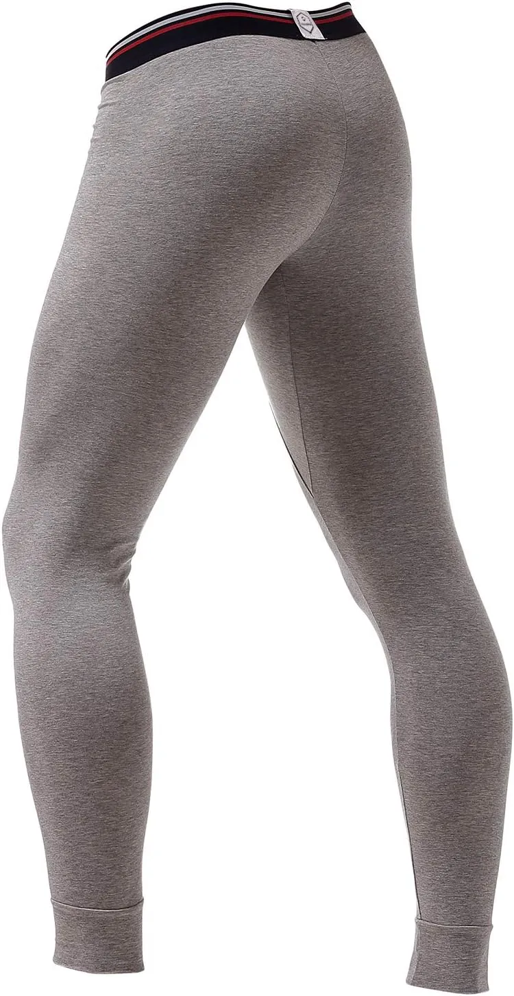 Ouruikia Men's Thermal Underwear Pants Thermal Bottoms Long Johns Bottoms with Separate Pouch