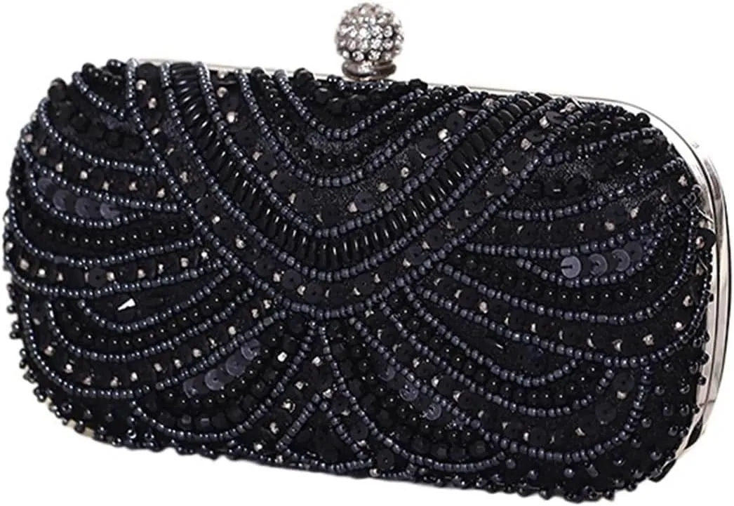 Pearl Clutch Women's Pearl Clutch Bag Embroidered Diamond Purses and Handbags Sequin Clutches Wedding Evening Purse