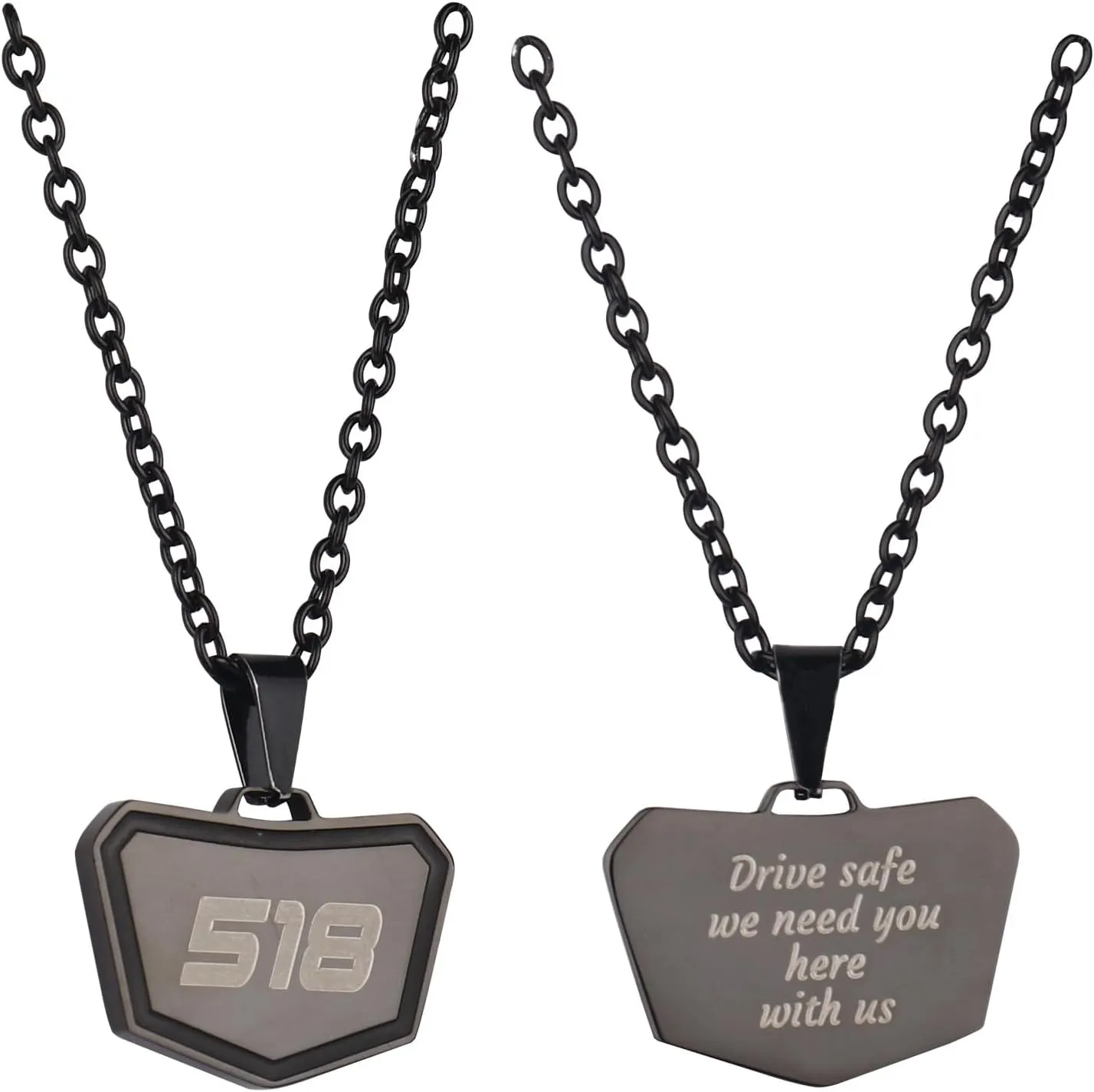 Personalized Custom Motocross Number Necklace,Dirt Bike Name Necklace Gift for Men