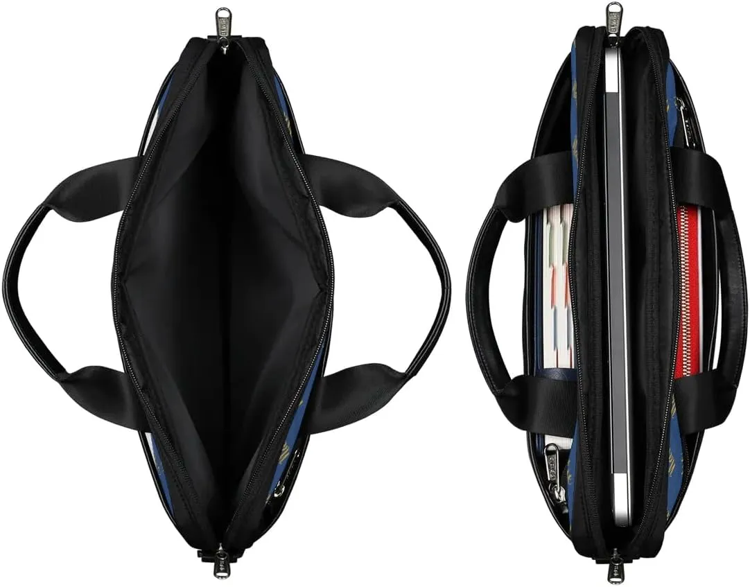 Personalized Name Laptop Bag Case Briefcases for Man Woman, Custom Computer Cases for Laptops, Tablet Shoulder Bag